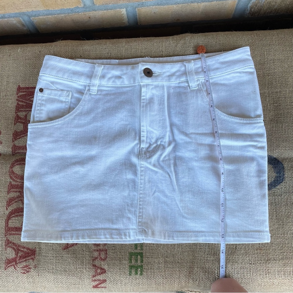 H&M White Denim Mini Skirt - Vintage, Sexy, Skin Tight - Size 6 - Hot, Hot, Hot! - Picture 10 of 10